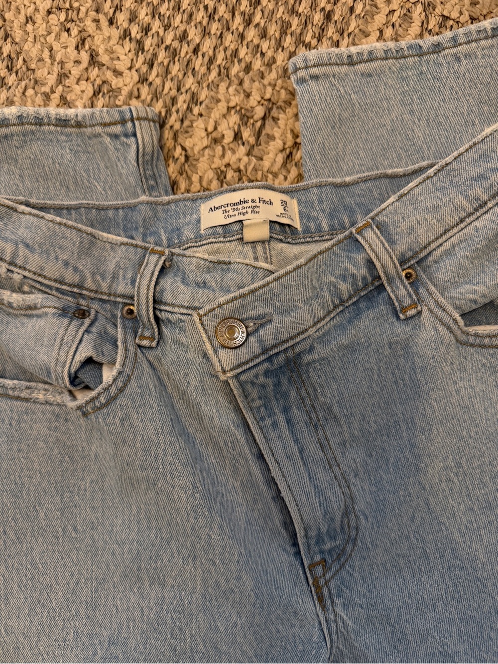 Abercrombie & Fitch Light Blue High-Rise Women’s Jeans